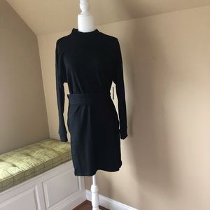 NWT Black  New York & Company Sweatshirt Dress MD
